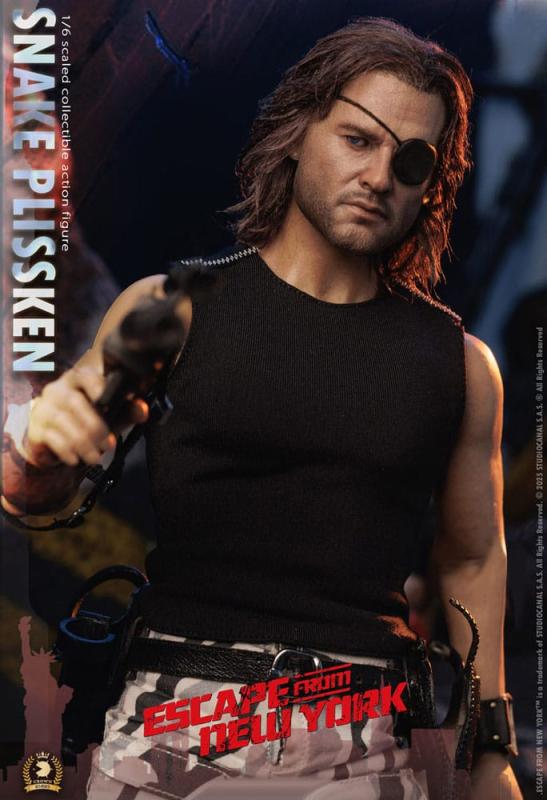 Escape from New York Crown Series Action Figure 1/6 Snake Plissken (Real Hair Version) 30 cm 12