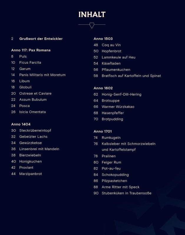 Anno: The Official Cookbook *German Version* 1