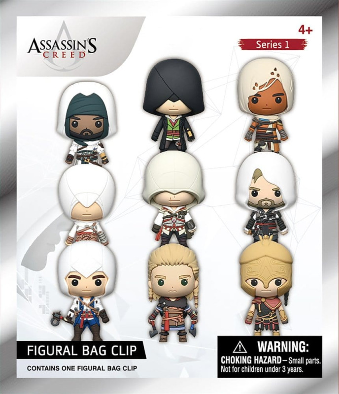 Assassin's Creed 3D Foam Bag Clips Series 1 Display (24) 1