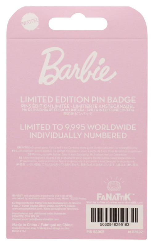Barbie Pin Badge Limited Edition 1