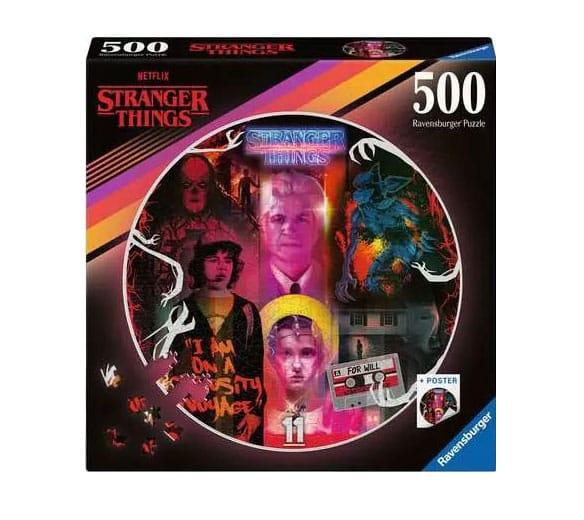 Stranger Things Round Jigsaw Puzzle Friends Don't Lie (500 pieces)