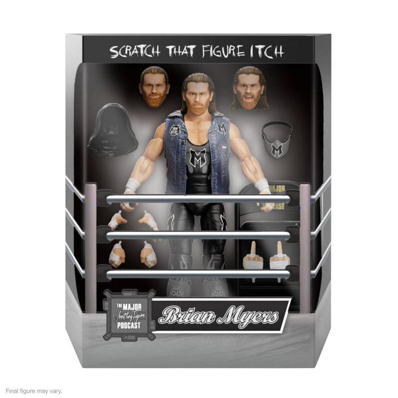 Major Wrestling Podcast Ultimates Action Figure Wave 2 Brian Myers (Most Professional Wrestler) 18 c