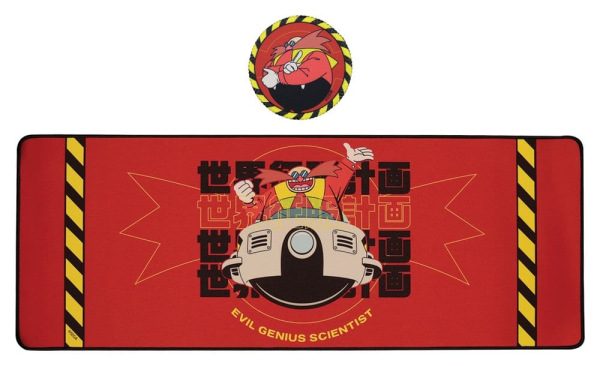 Sonic - The Hedgehog Desk Pad & Coaster Set Dr. Eggman