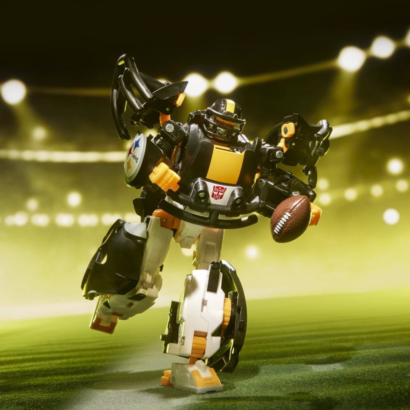 Transformers x NFL Action Figure Pittsburgh Steelers: Steelsmash 14 cm 4