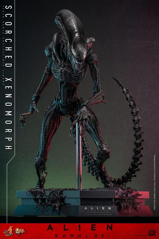 Alien: Romulus Movie Masterpiece Action Figure 1/6 Scorched Xenomorph 44 cm