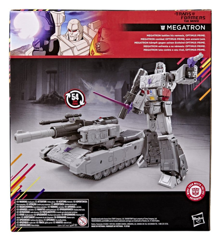 The Transformers: The Movie Studio Series Leader Class Action Figure MTMTE Collection: Megatron 22 c 1