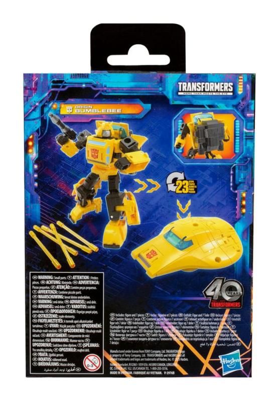 Transformers Generations Legacy United Deluxe Class Action Figure Origin Bumblebee 14 cm 11