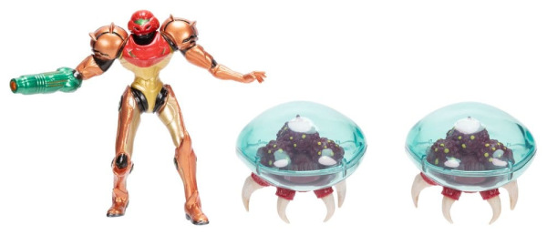 World of Nintendo Metroid Mini Figure 3-Pack Samus Bounty Hunter 6 cm 4