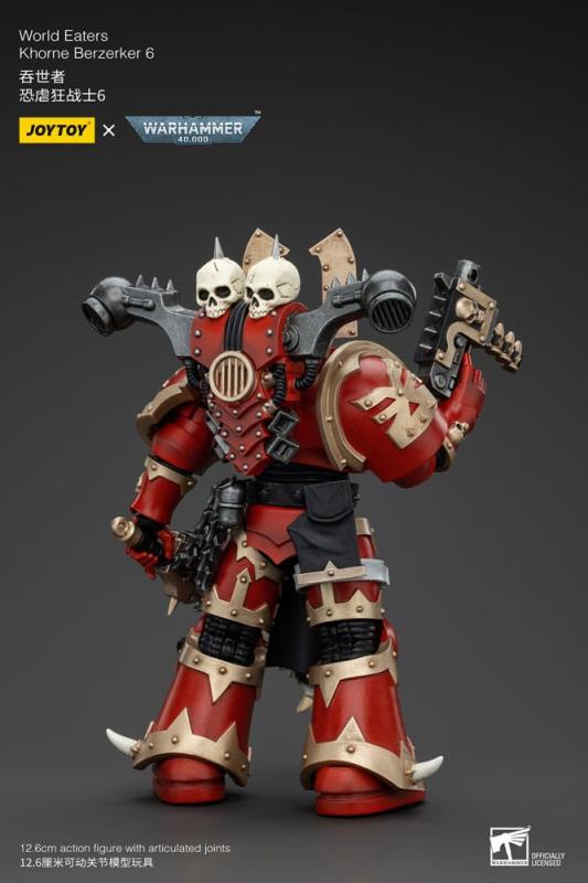 Warhammer 40k Action Figure 1/18 World Eaters Khorne Berzerker 6 13 cm