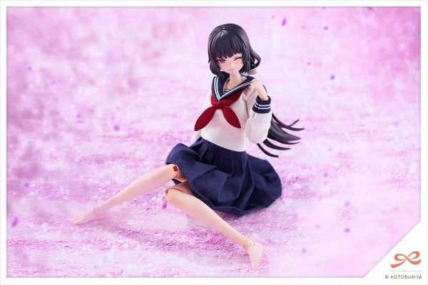 Sousaishojoteien Plastic Model 1/10 Kiru Pla Kuon Yakushiji Touou High School Uniform 16 cm 4