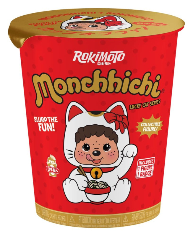Monchhichi Rokimoto Figure Cup of Fun Lucky Cat Series Blind Box Display (6) 1