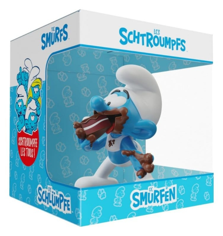 The Smurfs Statue Greedy Smurf 10 cm 1