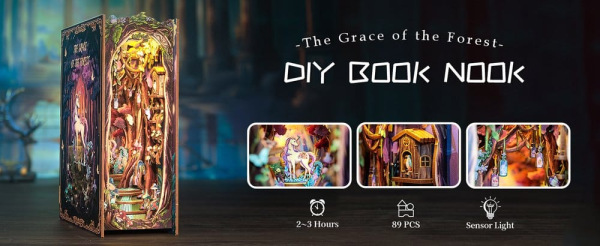 Book Nook The Grace of Forest 22 x 8 cm 5