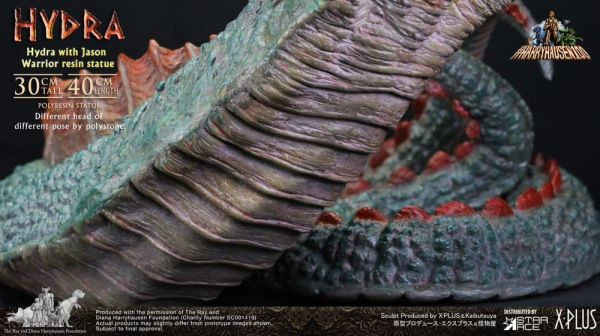Ray Harryhausen Painted Statue Hydra with Jason Warrior Resin Statue 30 cm 7
