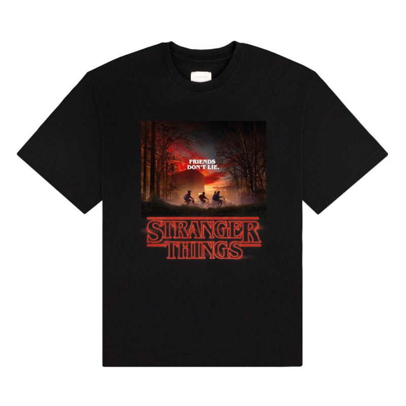 Stranger Things T-Shirt Friends Don't Lie Size M