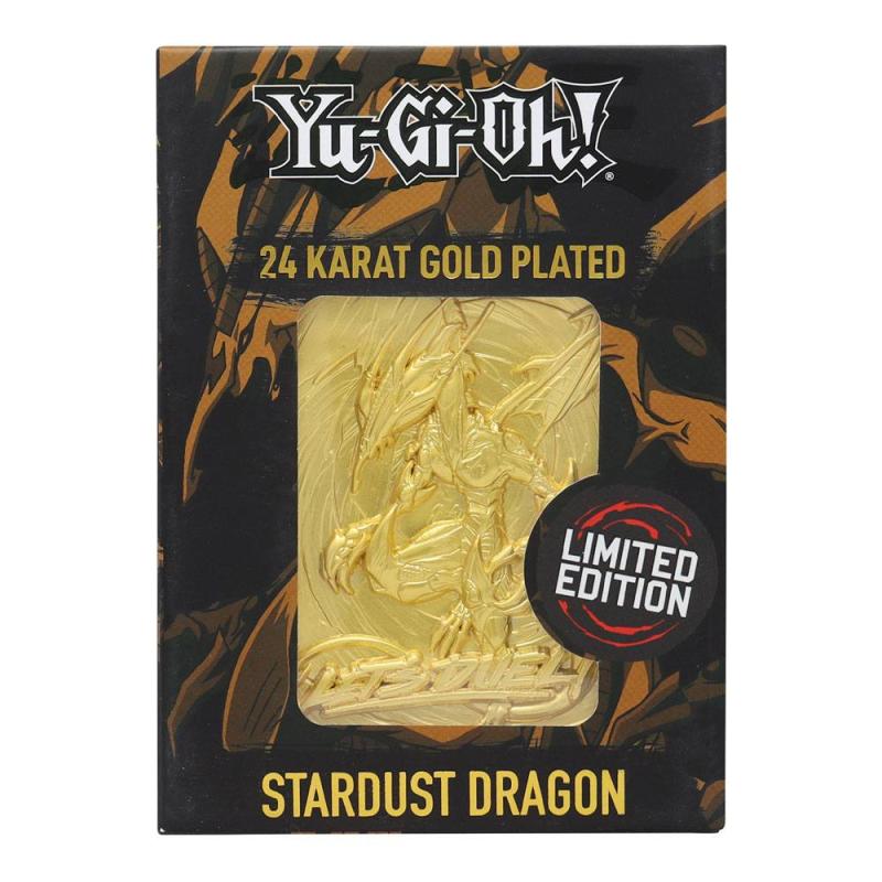 Yu-Gi-Oh! Replica Card Stardust Dragon (gold plated)