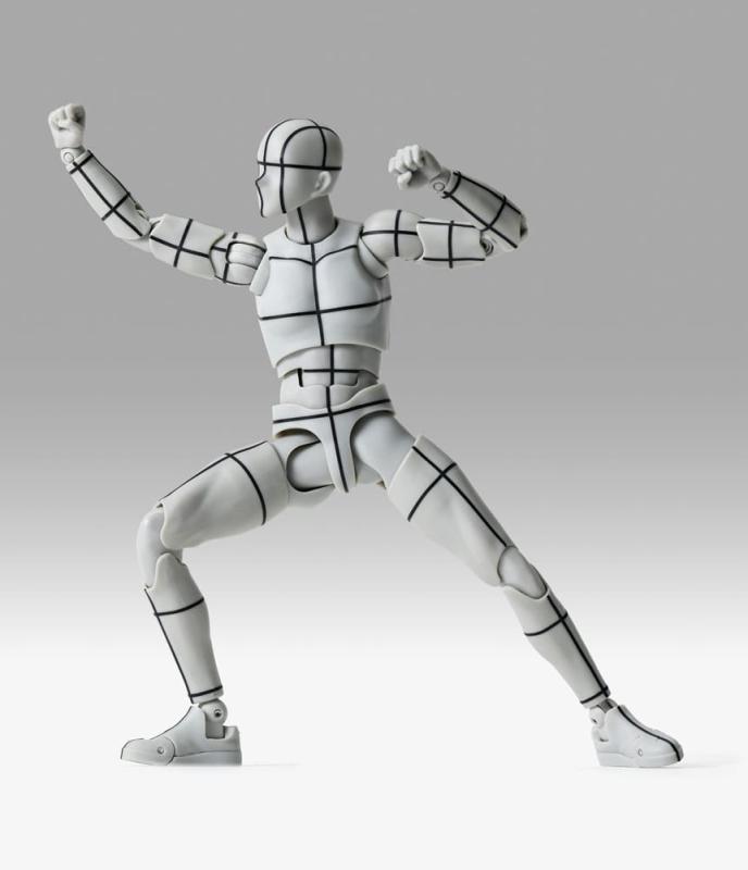 S.H.Figuarts Action Figure Body-Kun Sports Edition Wire Frame (Gray Color Ver.) 15 cm