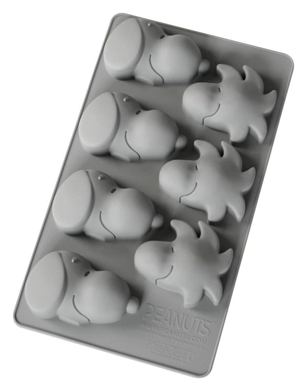Peanuts Silicone Muffin Tray Snoopy & Woodstock grey