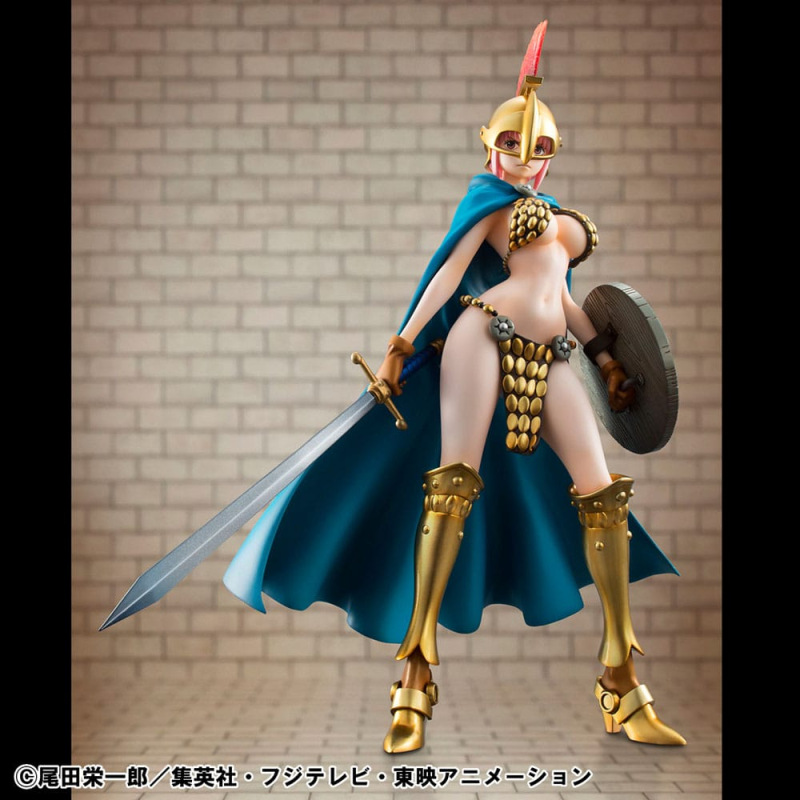 One Piece P.O.P PVC Statue Gladiator Rebecca Sailing Again Super Limited Reprint Ver. 22 cm 2