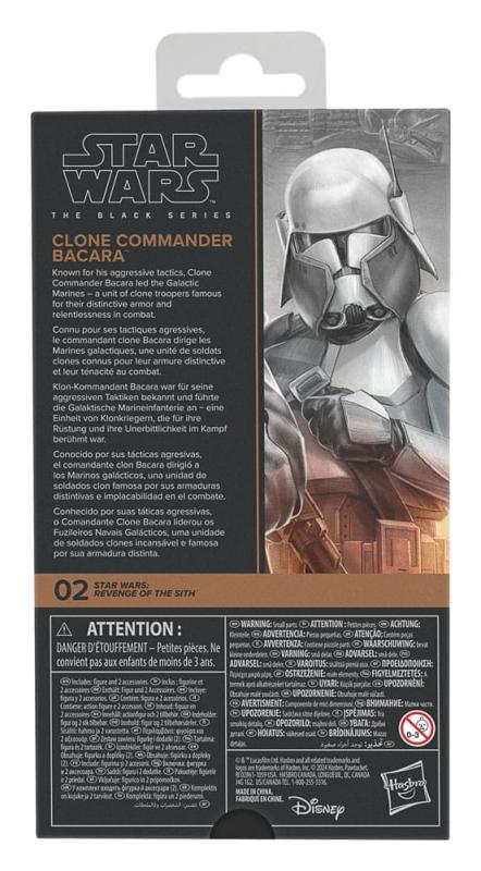 Star Wars Episode III Black Series Action Figure Commander Bacara 15 cm