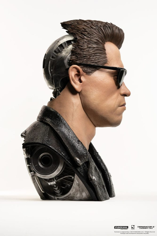 Terminator Replik 1/1 T-800 Model 101 Art Mask Painted Standard Version 46 cm 2