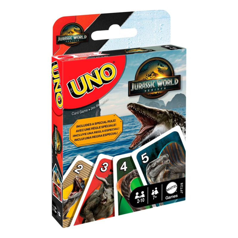 Jurassic World Rebirth UNO Card Game 4