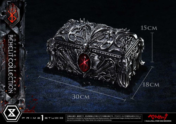 Berserk Life Scale Statues Behelit Skull 20 cm 6