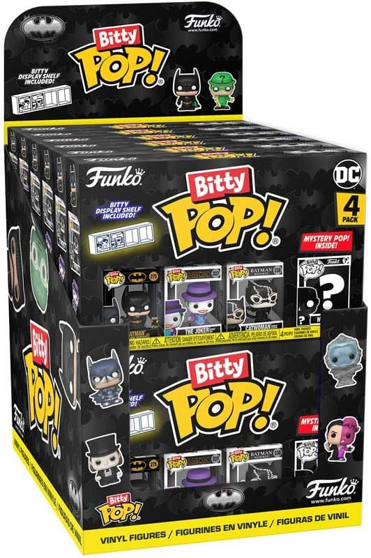 Batman 85th Anniversary Bitty POP! Vinyl Figure 4-Pack Display (12) 2,5 cm