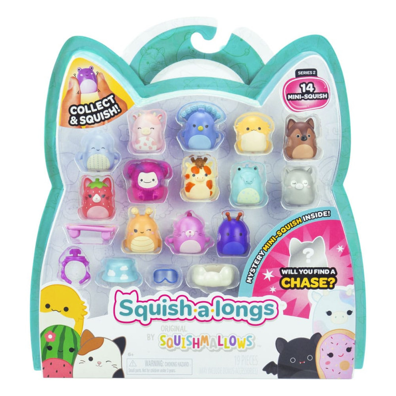 Squishmallows Squish-a-longs minifigures Set of 14 Series 2 Style 2 2,5 cm 1