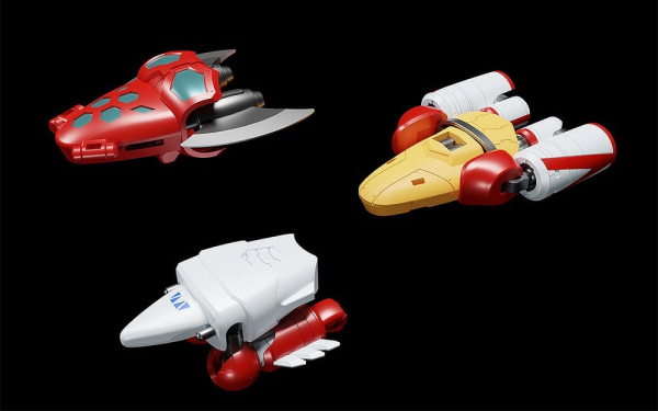 Getter Robo Moderoid Plastic Model Kit Miniature Combining & Transforming Getter 1 12 cm 2