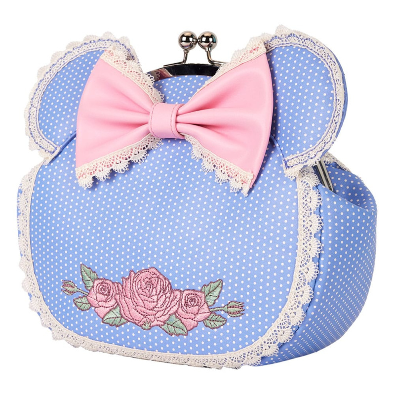 Disney by Loungefly Crossbody Minnie Floral and Lace Kisslock 2