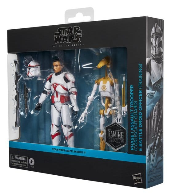 Star Wars: Battlefront II Black Series Action Figure 2-Pack Phase I Assault Trooper & Battle Droid O 4