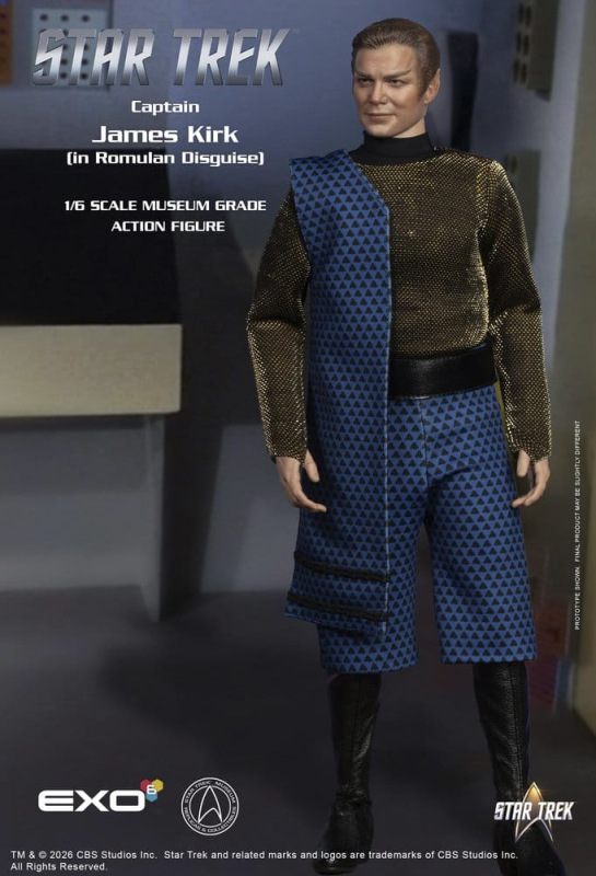 Star Trek: The Original Series Action Figure 1/6 Captain James T. Kirk (Romulan Disguise) 29 cm 5