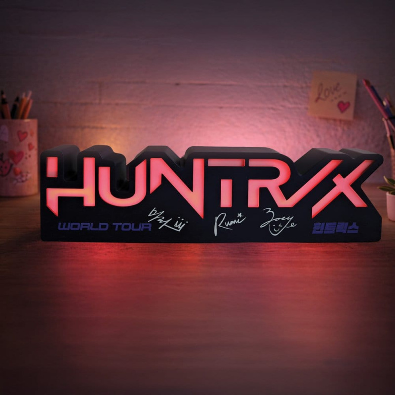 KPop Demon Hunters Lamp Huntr/x Logo 1