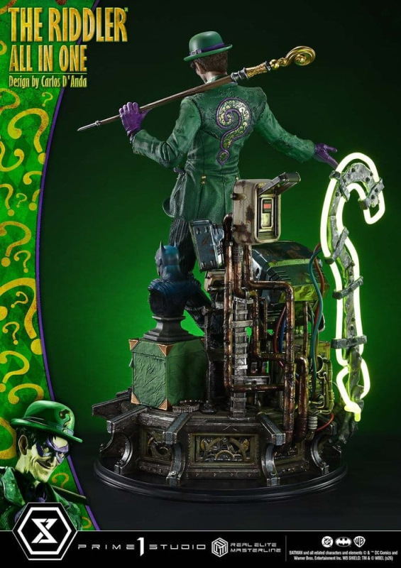 DC Comics Real Elite Masterline Series Statue 1/3 The Riddler All In One (Design by Carlos D'Anda) 7 8