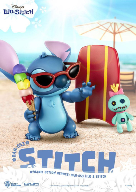 Lilo & Stitch Dynamic 8ction Heroes Action Figure 1/9 Stitch 18 cm 6