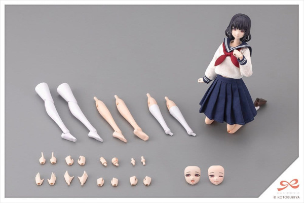 Sousaishojoteien Plastic Model 1/10 Kiru Pla Kuon Yakushiji Touou High School Uniform 16 cm 5