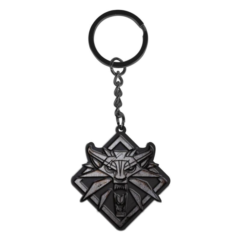 The Witcher Metal Keychain White Wolf