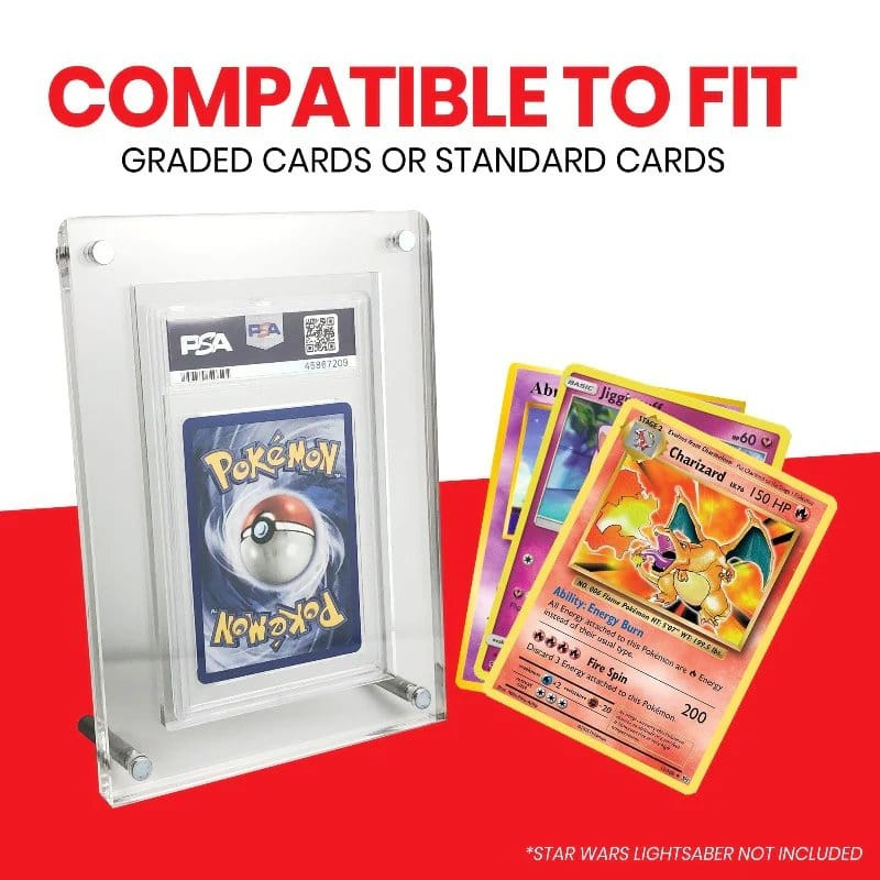 Evoretro Acrylic Card Display Stand for PSA Graded Cards 3mm 1