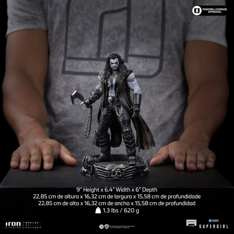 Supergirl Movie Art Scale Statue 1/10 Lobo 23 cm 13