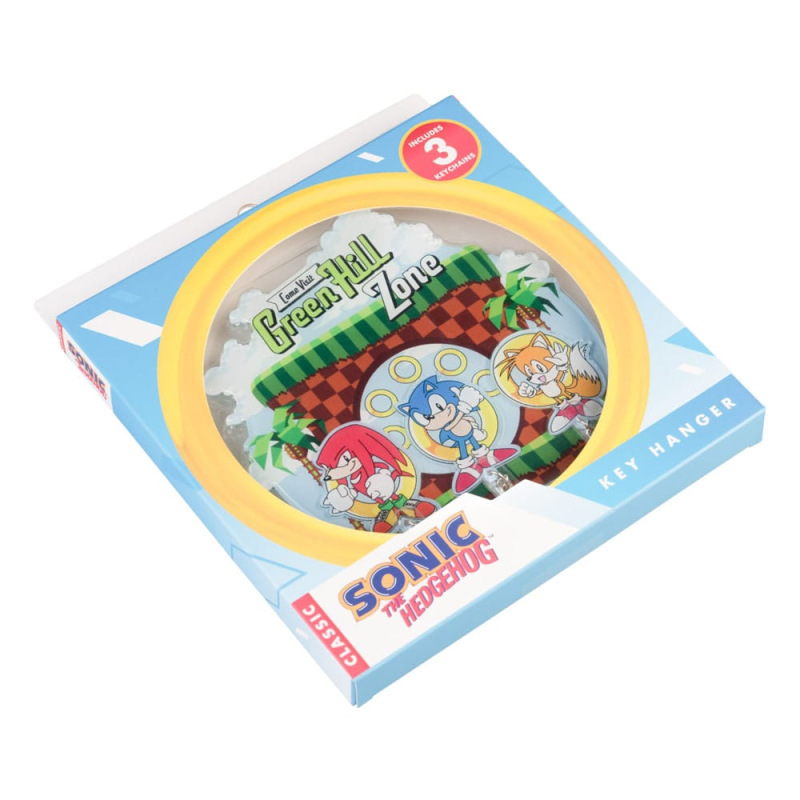 Sonic the Hedgehog Key rack incl. 3 key rings 3