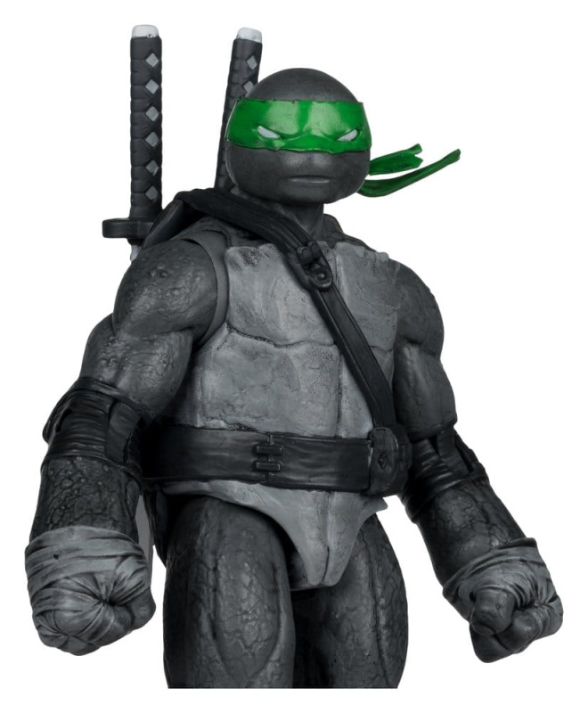 Teenage Mutant Ninja Turtles Page Punchers Action Figure Leonardo (Black White & Green) (Red Platinu 2
