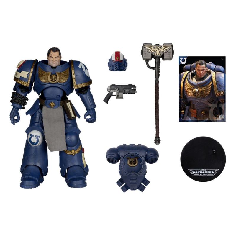 Warhammer 40,000 Action Figure Ultramarines: Lieutenant Titus 18 cm