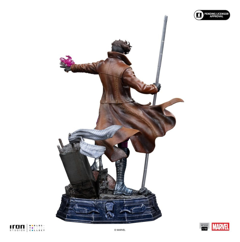 Marvel Gambit Unleashed Art Scale Statue 1/10 Gambit 28 cm 4