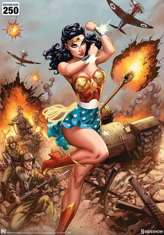 DC Comics:  Wonder Woman #750: WWII - Fine Art Print 46 x 61 cm - Sideshow