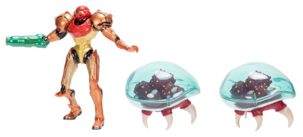 World of Nintendo Metroid Mini Figure 3-Pack Samus Bounty Hunter 6 cm 5