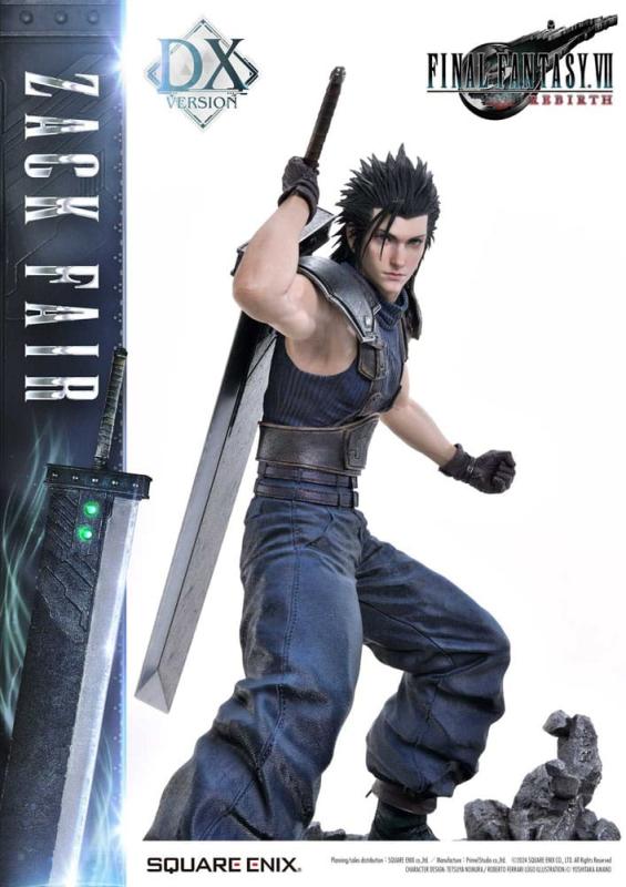 Final Fantasy VII Rebirth Statue 1/4 Zack Fair Deluxe Ver. 57 cm 2