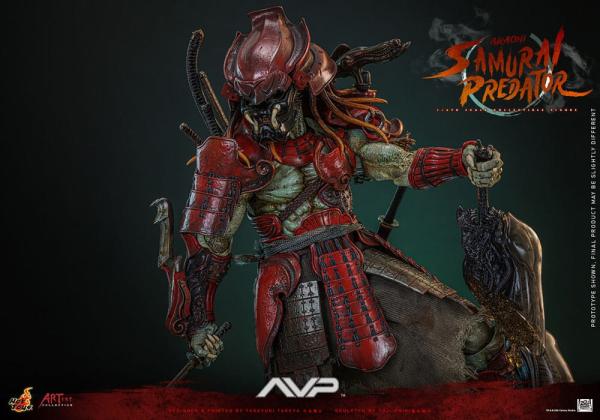 Alien vs. Predator Artist Collection Action Figure 1/6 Akaoni Samurai Predator 35 cm