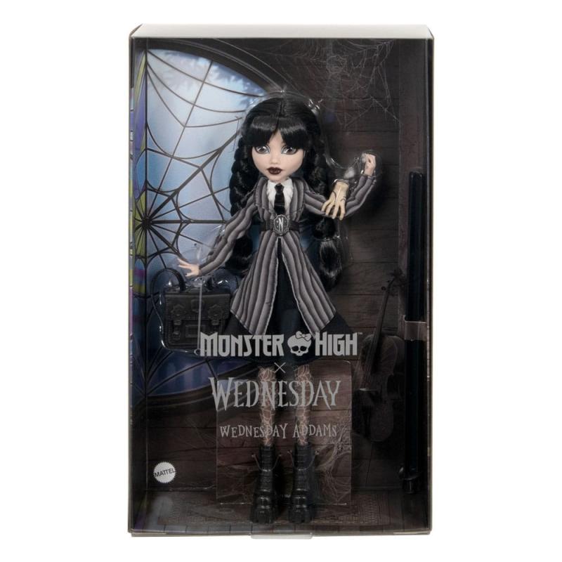 Monster High x Wednesday Doll Wednesday Addams 3