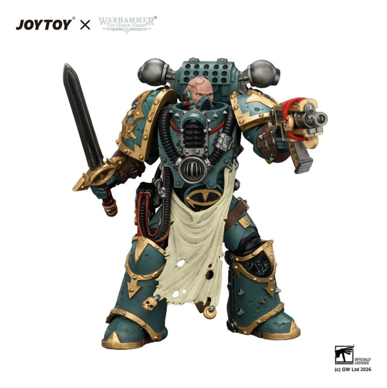 Warhammer Action Figure Sons of Horus Maloghurst the Twisted, the Warmaster's Equerry 13 cm 8